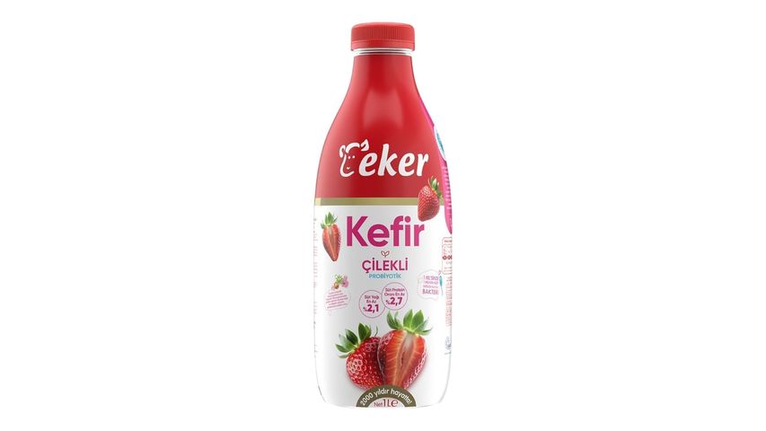 Eker Çilekli Probiyotik Kefir 1 L