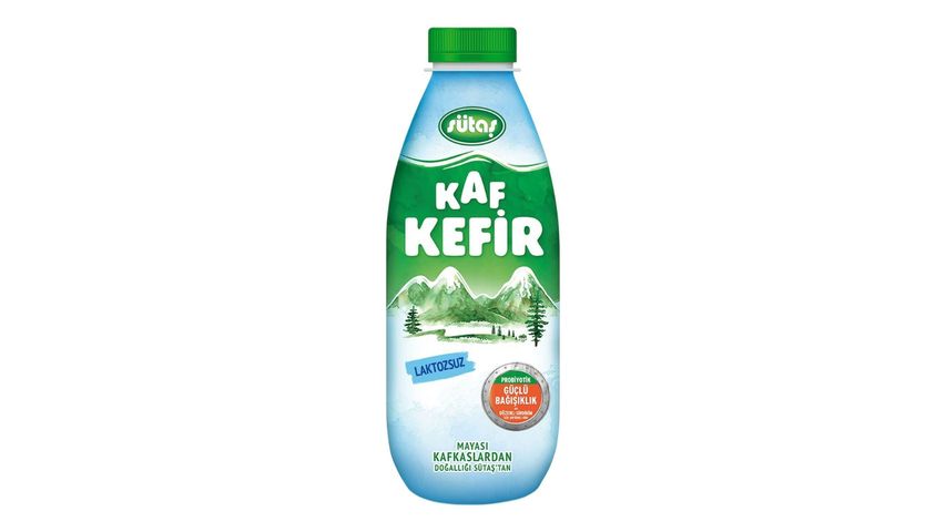 Sütaş Kaf Laktozsuz Sade Kefir 1 L