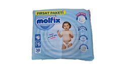 Molfix Bebek Bezi XL 6 Beden 15+ kg 38'li