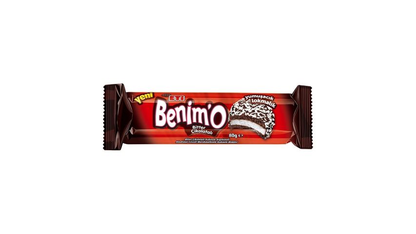 Eti Benimo Dark Chocolate Biscuit 80 g