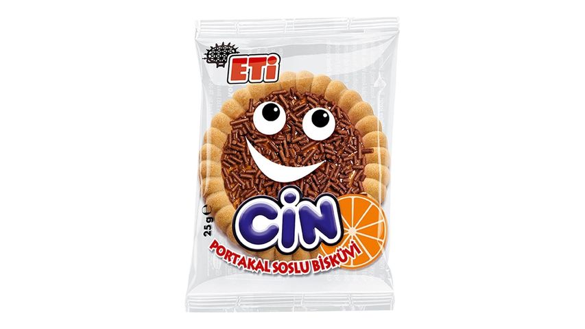 Eti Cin Portakallı Jöleli Bisküvi 25 g