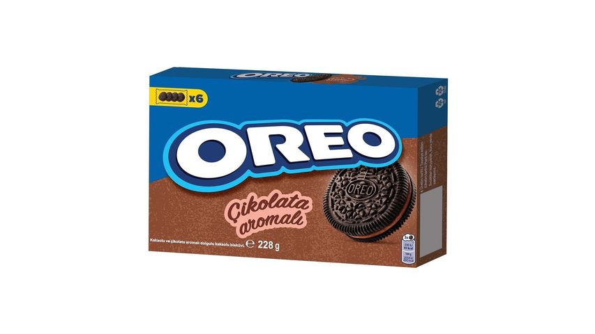 Oreo Çikolata Aromalı Bisküvi 228 g