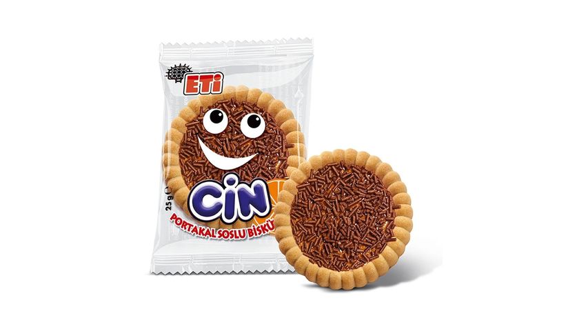 Eti Cin Portakallı Jöleli Bisküvi 25 g