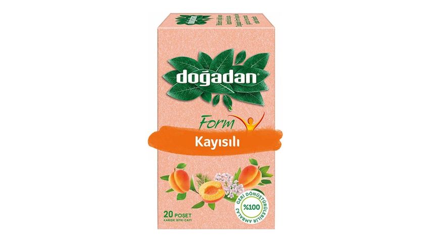Doğadan Form Kayısılı Karışık Bitki Çayı 20 adet