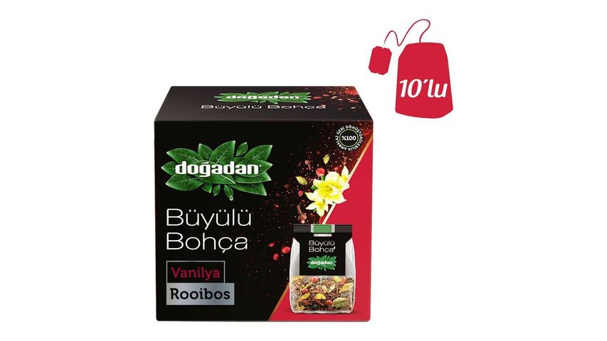Doğadan Büyülü Bohça Vanilya Rooibos Çayı 10'lu