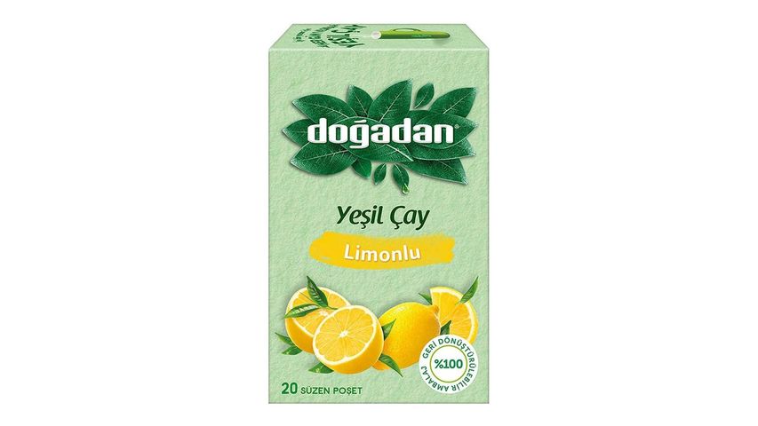 Doğadan Yeşil Çay Limonlu 20'li