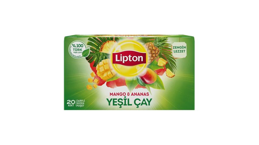 Lipton Mango & Ananaslı Yeşil Çay 20'li