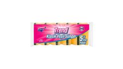 Parex Trend Klasik Yeşil Sünger Oluklu 5'li