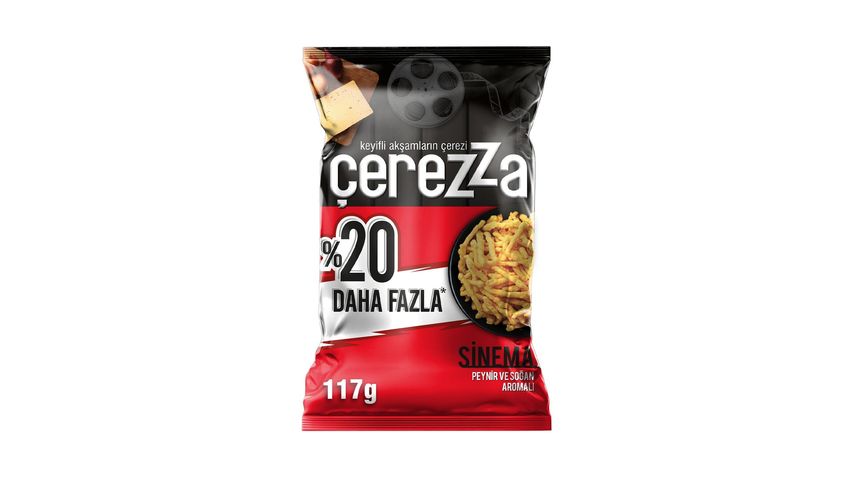 Çerezza Sinema Peynir Soğan Mısır Çerezi Süper Boy 117 g