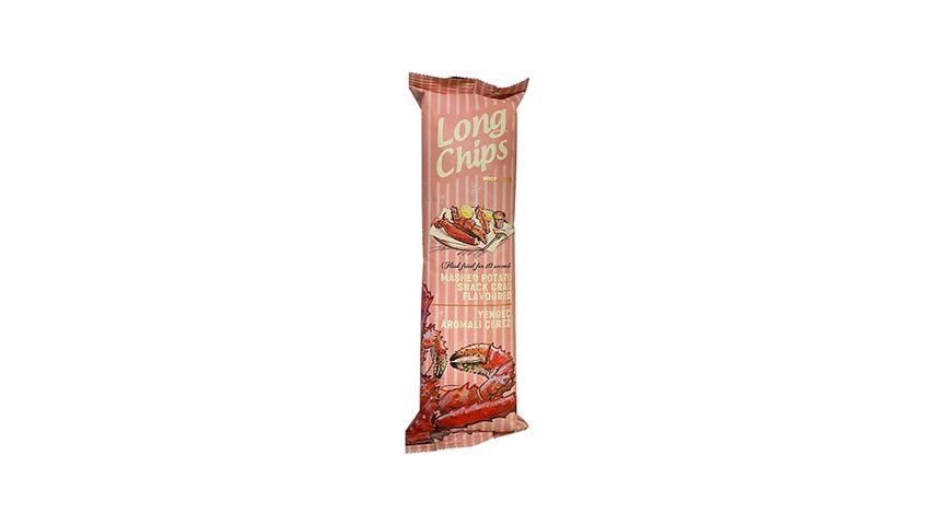 Long Chips Yengeç Aromalı Patates Cips 75 g