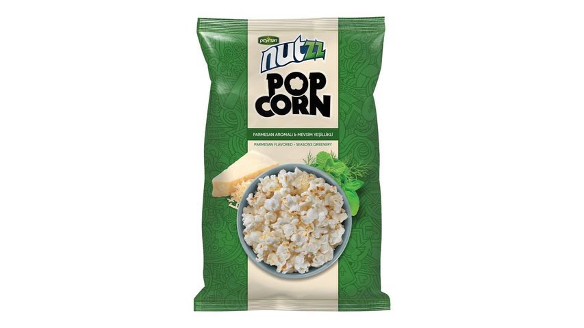 Nutzz Mevsim Yeşillikli & Parmesan Aromalı Popcorn 85 g