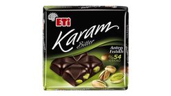 Eti Karam 54% Cocoa Pistachio Dark Chocolate 60 g