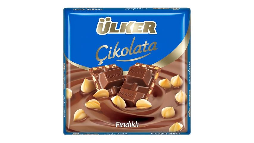 Ülker Fındıklı Kare Çikolata 60 g