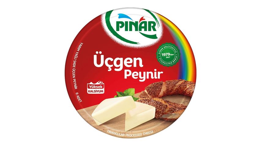 Pınar Yarım Yağlı Üçgen Peynir 8 x 12.5 g