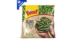 Feast Dondurulmuş Organik Bezelye 450 g