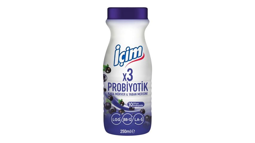 İçim Black Elderberry & Blueberry Probiotic Drink 250 ml
