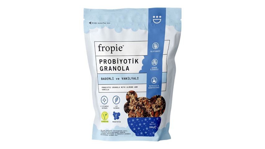 Fropie Bademli & Vanilyalı Probiyotik Granola 200 g
