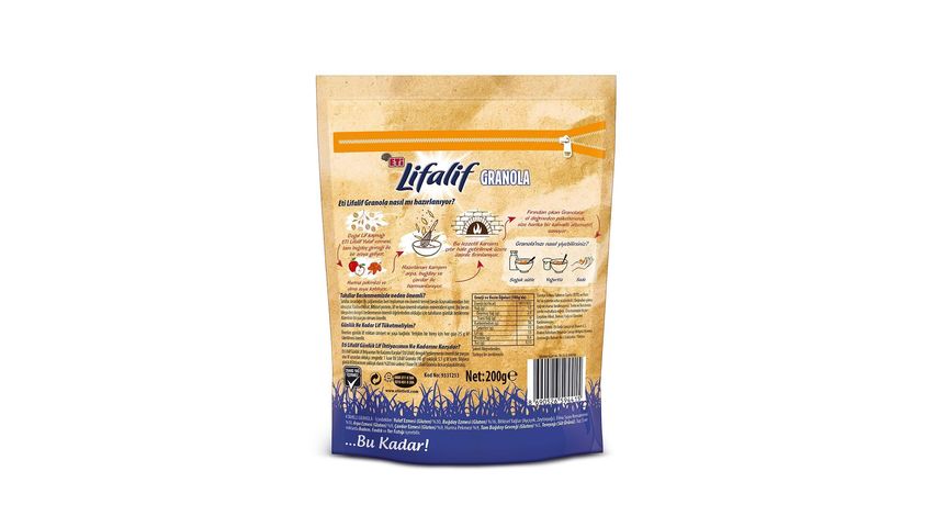 Eti Lifalif 4 Tahıllı Granola 200 g