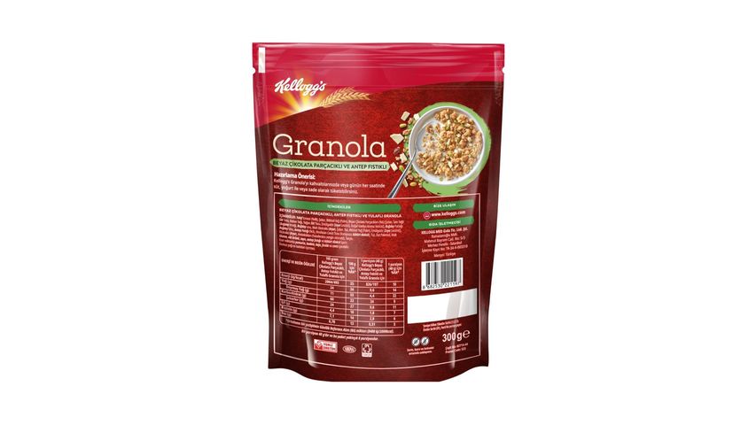 Kellogg's Pistachio & White Chocolate Granola 300 g