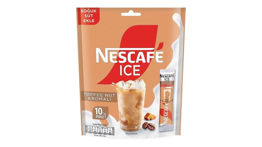 Nescafe Ice ToffeeNut 10.5 g 10'lu Paket