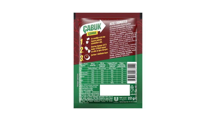 Knorr Çabuk Çorba Kıtırlı Acılı Domates 22 g