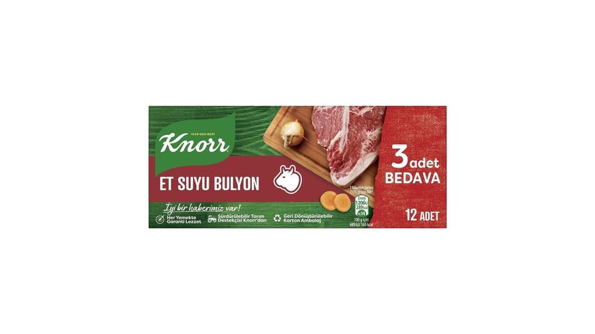 Knorr Et Suyu Tablet Bulyon 12 Adet