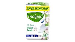 Molped Pure & Soft Night Sanitary Pads 16 Pieces