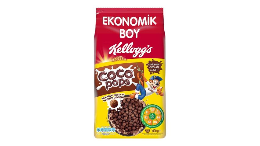 Kellogg's Coco Pops Topları Kahvaltılık Gevrek 1000 g