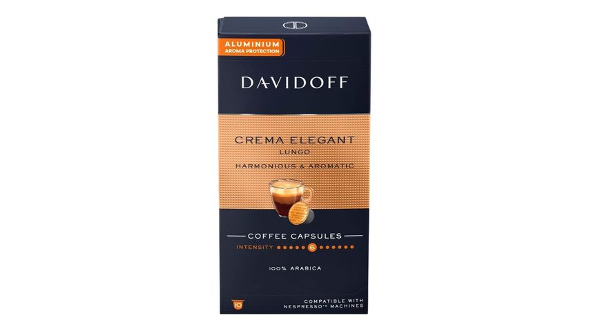 Davidoff Crema Elegant Lungo 10'lu Kapsül Kahve