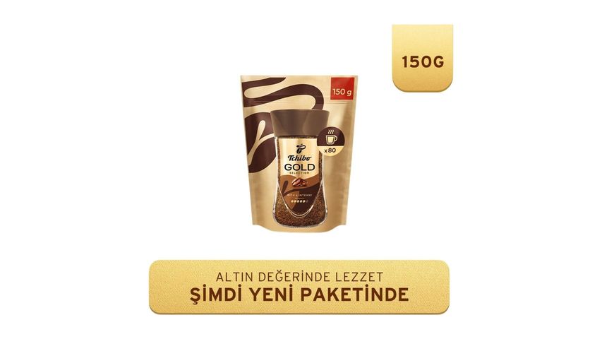 Tchibo Gold Selection Çözünebilir Kahve Ekonomik Paket 150 g