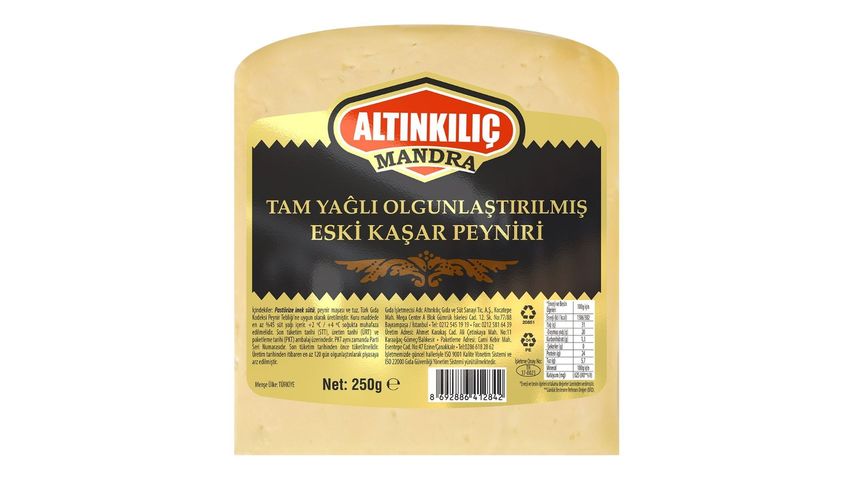 Altınkılıç Mandıra Eski Kaşar Peyniri 250 g