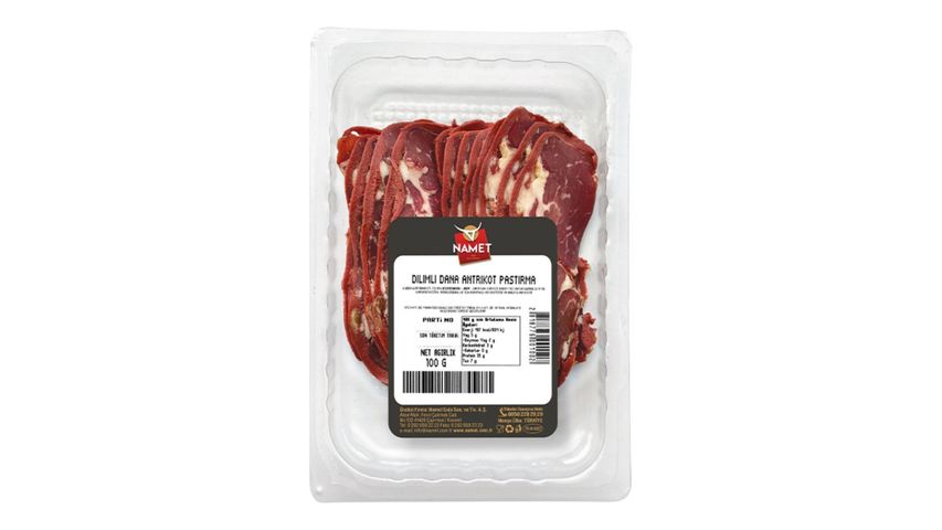 Namet Beef Entrecôte Pastrami 100 g