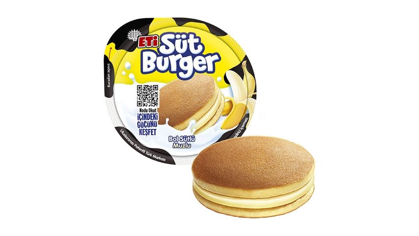 Eti Süt Burger Sütlü Muzlu Krema Dolgulu Kek 35 g
