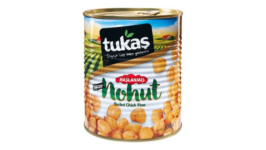 Tukaş Cooked Chickpeas 800 g