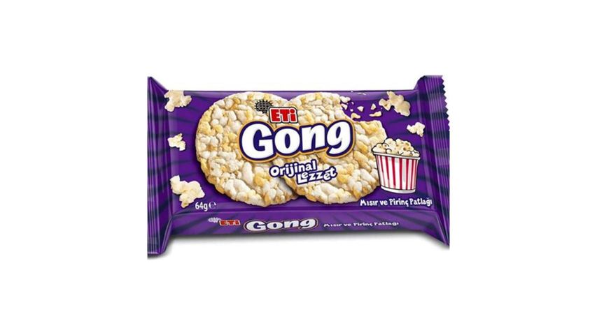 Eti Gong Corn & Rice Puffs 64 g