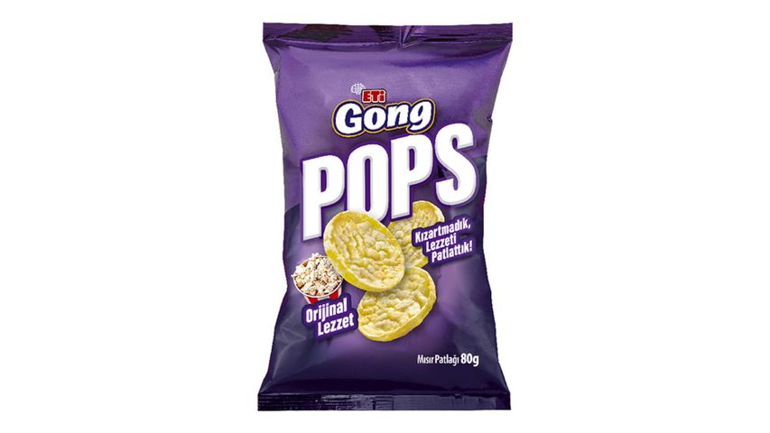 Eti Gong Pops Mısır Patlağı 80 g