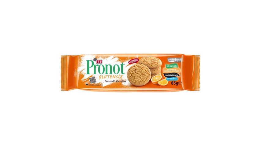 Eti Pronot Glutensiz Portakallı Kurabiye 85 g