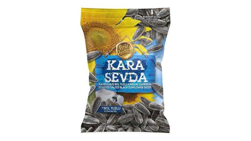 Kara Sevda Bol Tuzlu Siyah Ay Çekirdeği 135 g