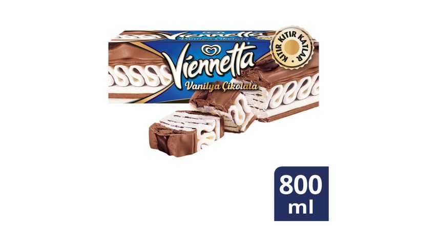 Algida Viennetta Çikolata & Vanilya 800 ml