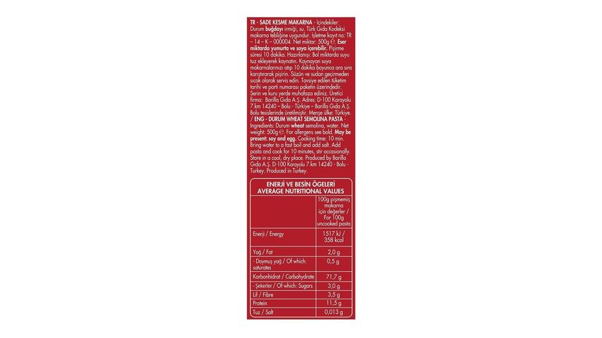 Filiz Burgu Makarna 500 g