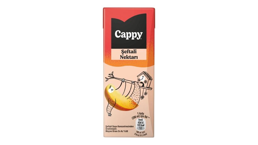Cappy Şeftali Nektarı Meyve Suyu 200 ml