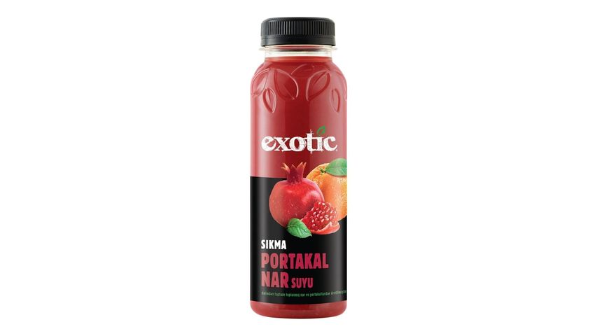 Exotic Sıkma Portakal Nar Suyu 300 ml