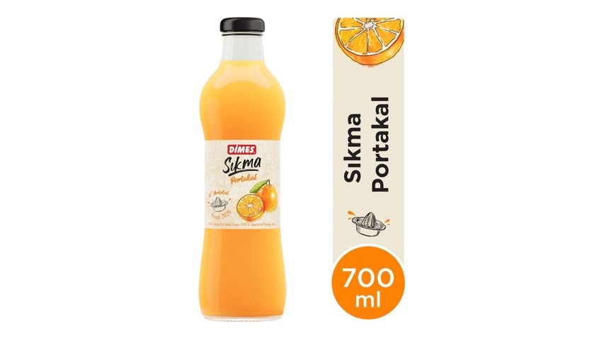 Dimes Sıkma Portakal Suyu 700 ml