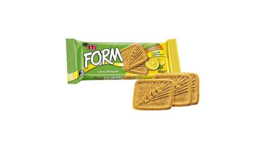 Eti Form Limon Lifli Kepekli Bisküvi 50 g