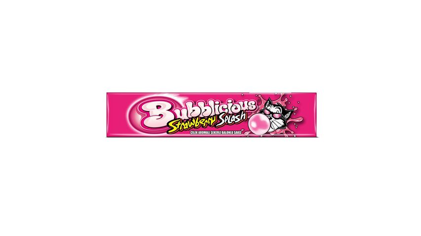 Bubblicious Çilek Aromalı Balonlu Sakız 38 g