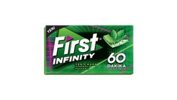 First 60 Dakika Yeşil Nane Aromalı Şekersiz Sakız 27 g