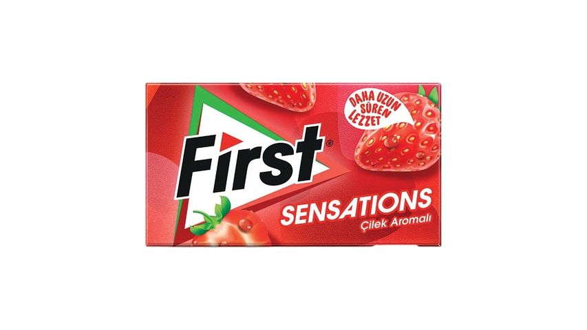 First Sensations Çilek Aromalı Sakız 27 g