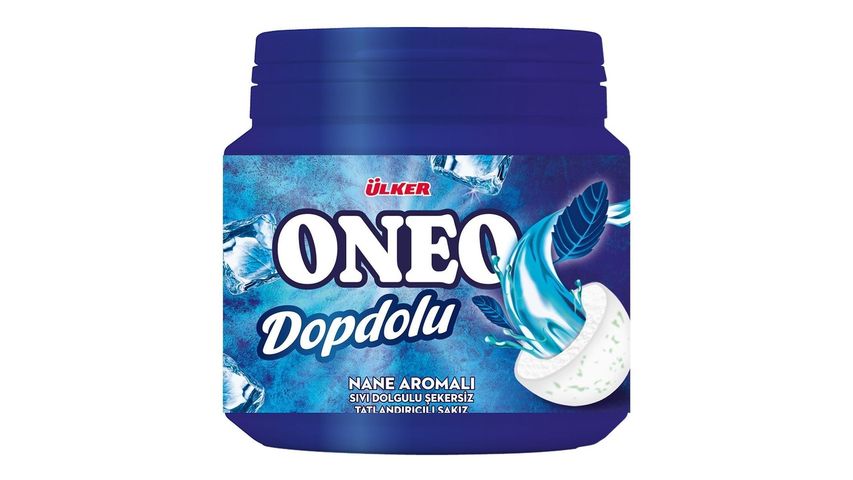 Ülker Oneo Dopdolu Nane Şişe Sakız 76 g