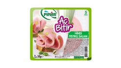 Pınar Aç Bitir Hindi Fıstıklı Salam Büyük Dilim 50 g