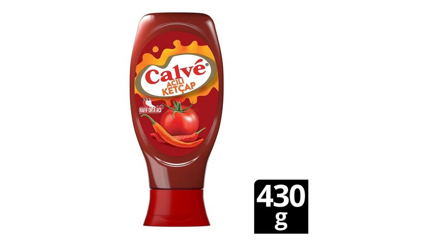 Calvé Acılı Ketçap 430 g